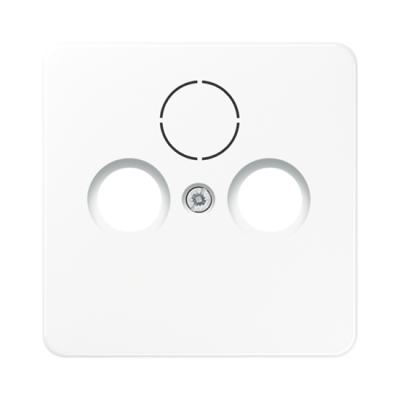 Накладка TV+SAT+FM "Белый" CD