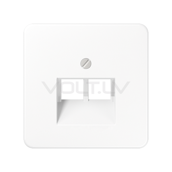 Centrālplate 1+1 Data "Balts" CD