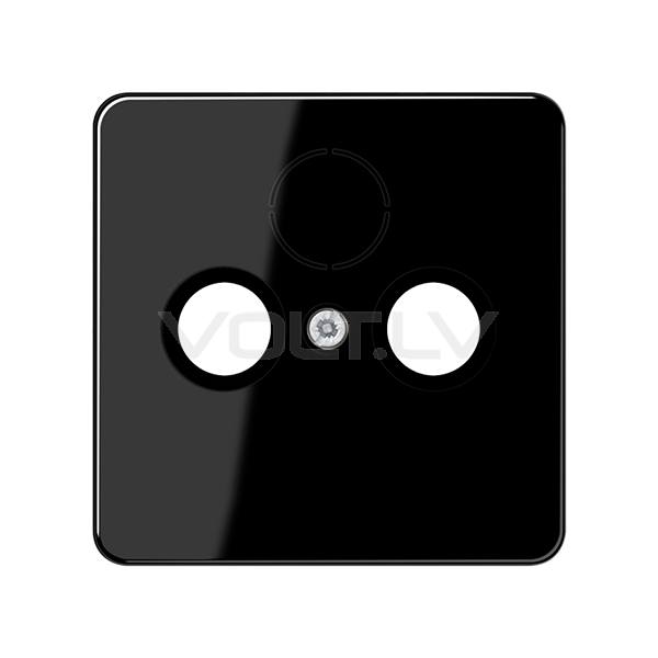 Centrālplate TV+SAT+FM "Melns" CD