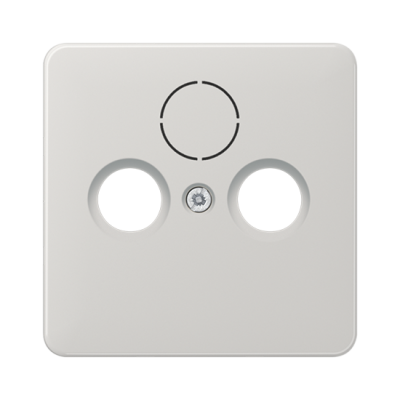 Centrālplate TV+SAT+FM "Pelēks" CD