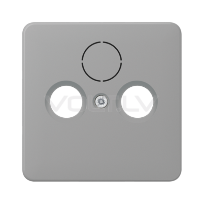 Накладка TV+SAT+FM "Тёмно-серый" CD