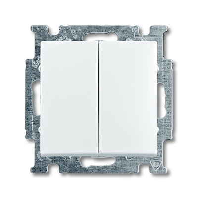 Slēdzis 1+1 "Balts" Basic 55