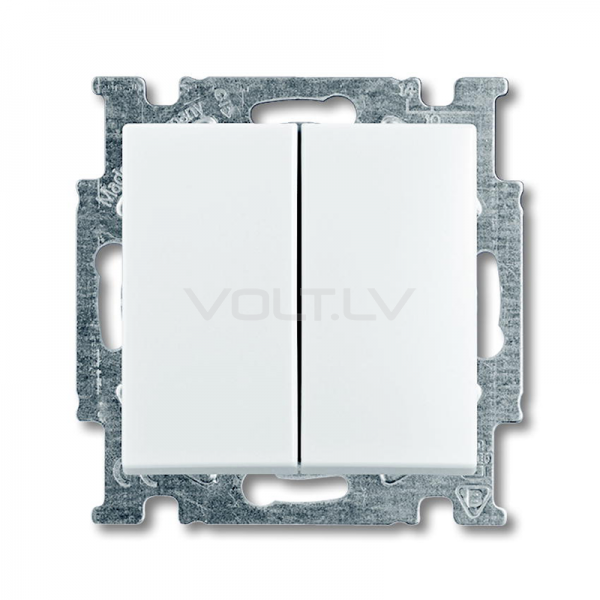 Переключатель 1+1 "Белый" Basic 55