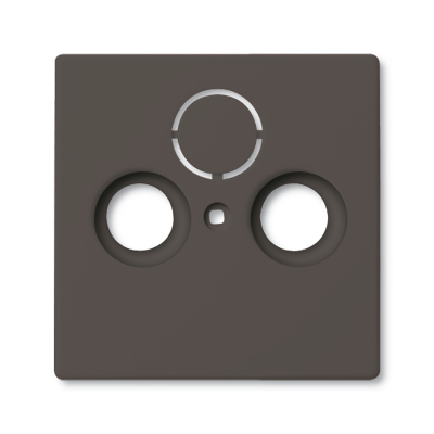 Накладка TV+SAT+FM "Château - Черный" Basic 55