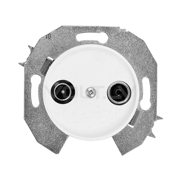 Розетка TV+FM "Белый" Renova