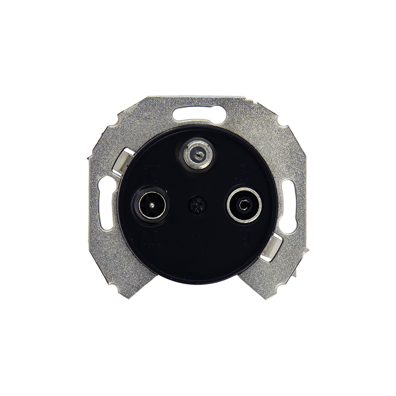 Rozete TV+SAT+FM "Melns" Renova