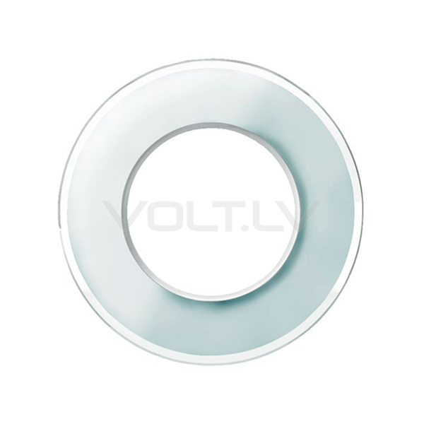 1М Рамка "Белое Стекло" Renova