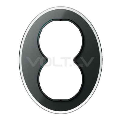 2М Рамка "Черное Стекло" Renova