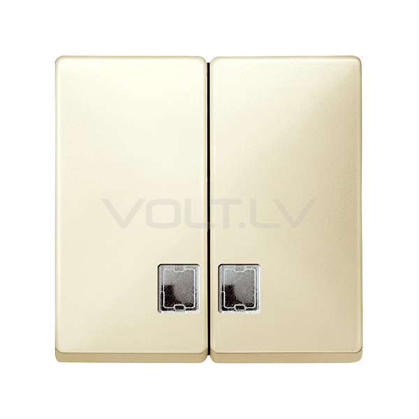 Taustiņš 1+1 Ar Lēcu "Bēšs" System Design