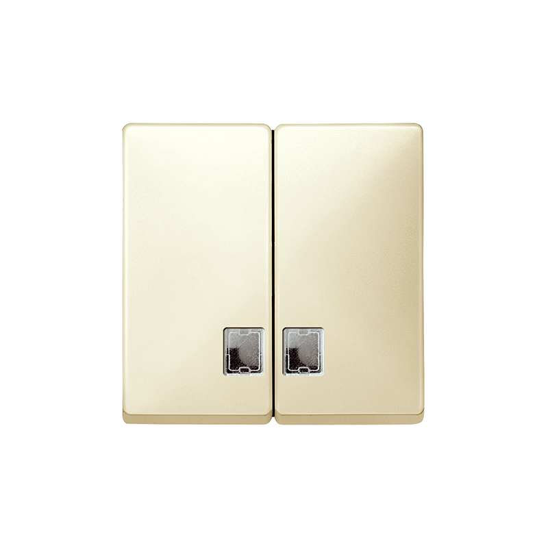 Клавиша 1+1 С Линзой "Бежевый" System Design