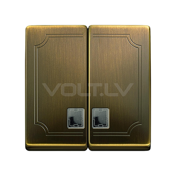 Клавиша 1+1 С Линзой "Антик" System Design