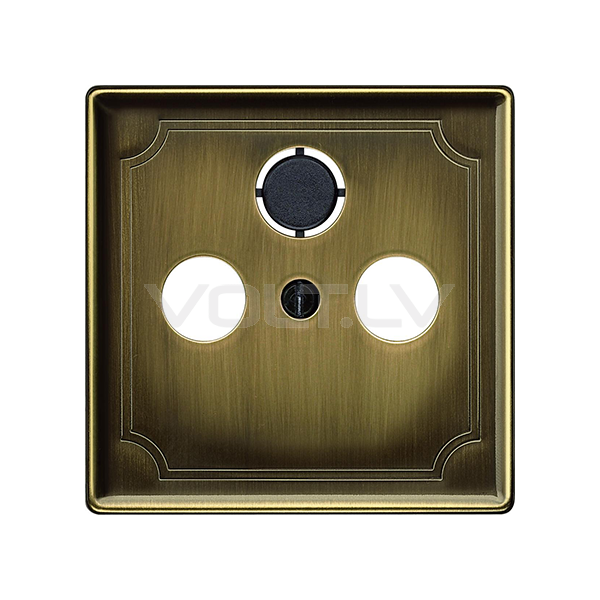 Накладка TV+SAT+FM "Антик" System Design