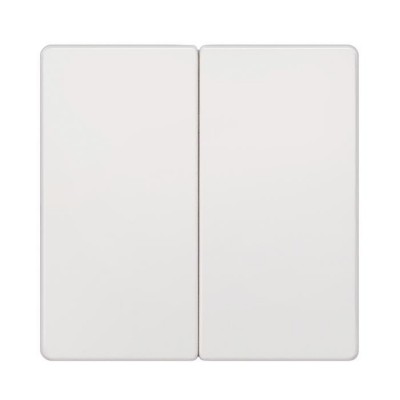 Taustiņš 1+1 "Balts" Delta Line