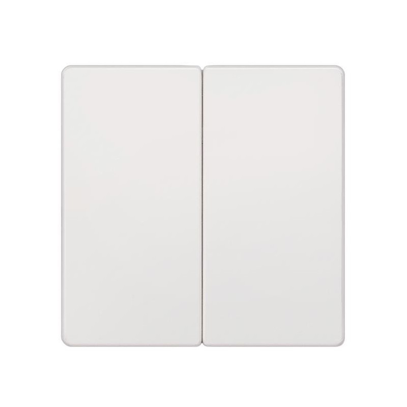 Taustiņš 1+1 "Balts" Delta Line