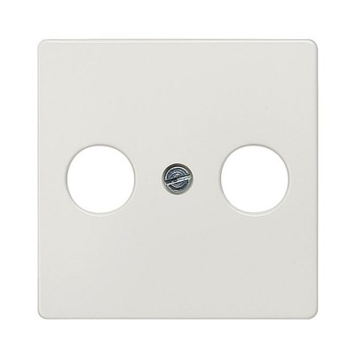 Centrālplate TV+SAT "Balts" Delta Line