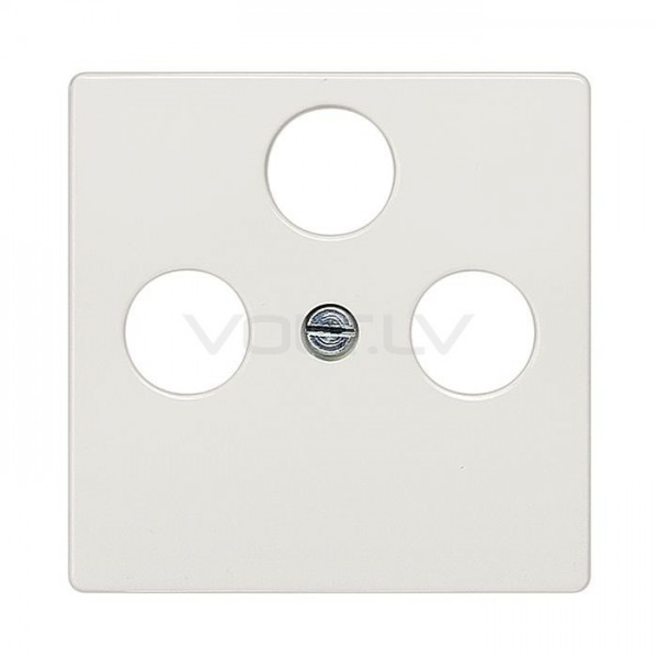 Centrālplate TV+SAT+FM "Balts" Delta Line