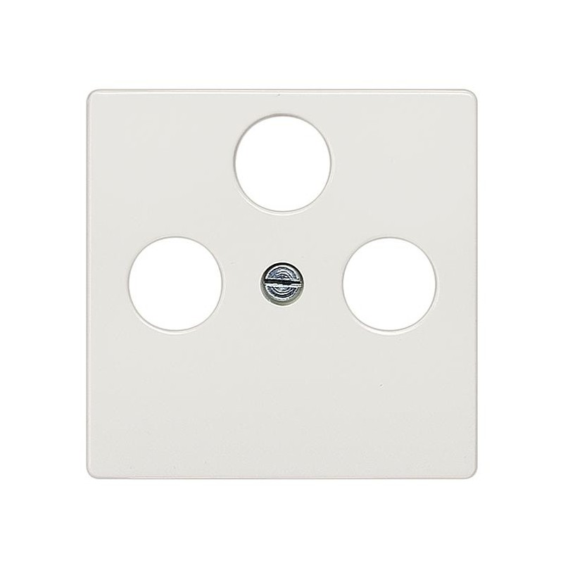 Centrālplate TV+SAT+FM "Balts" Delta Line