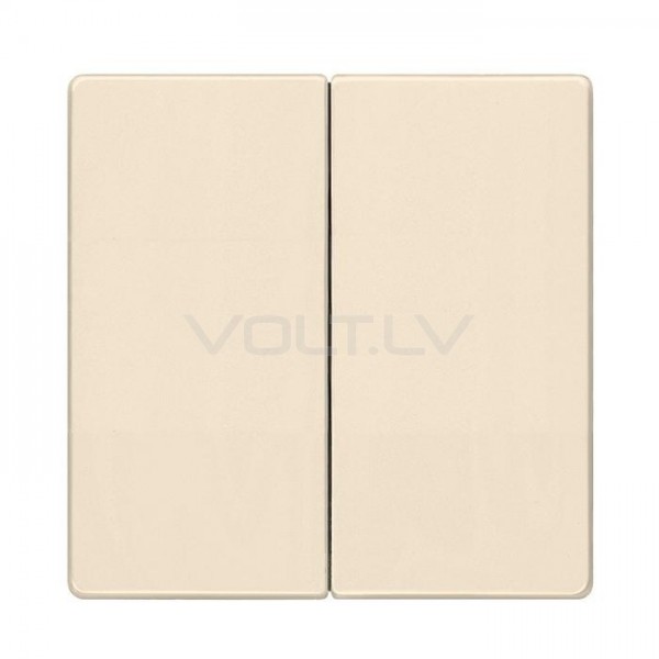 Taustiņš 1+1 "Bēšs" Delta Line