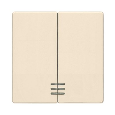 Taustiņš 1+1 Ar Lēcu "Bēšs" Delta Line