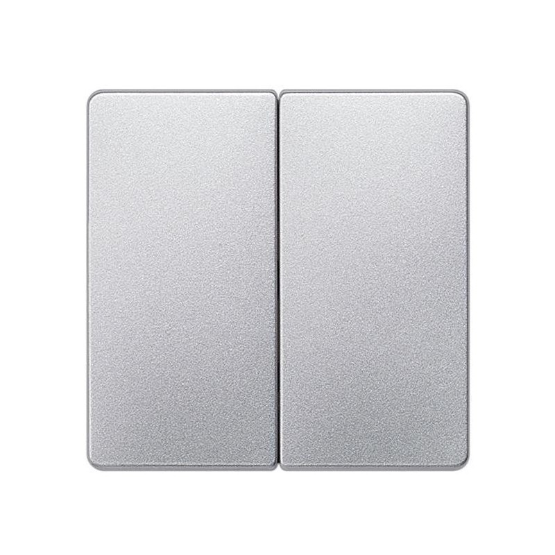 Taustiņš 1+1 "Alumīnijs" Delta Line