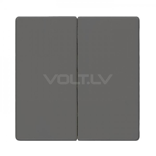 Taustiņš 1+1 "Melns" Delta Line