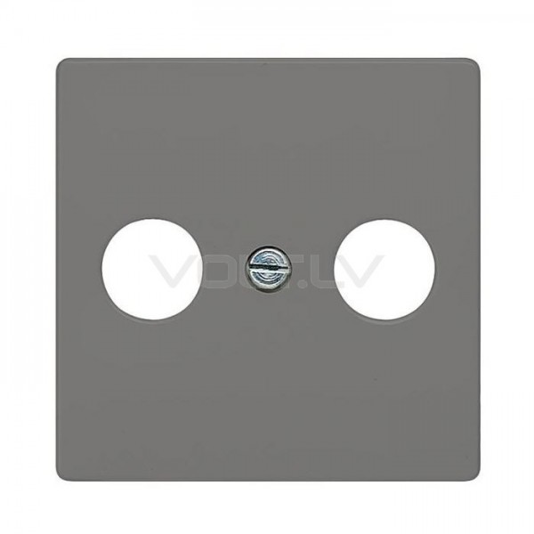 Centrālplate TV+SAT "Melns" Delta Line