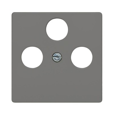 Centrālplate TV+SAT+FM "Melns" Delta Line