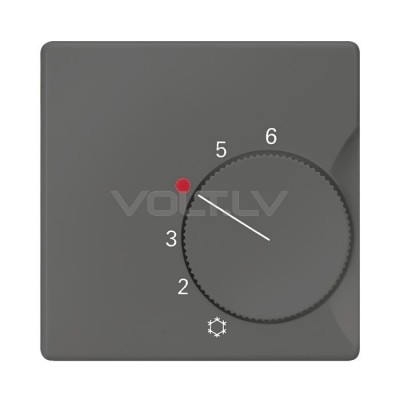 Centrālplate Termostatam "Melns" Delta Line