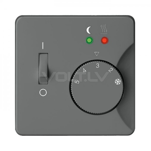Centrālplate Termostatam "Melns" Delta Line