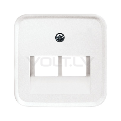 Centrālplate 1+1 Data "Balts" Reflex SI