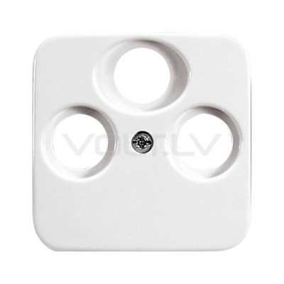 Centrālplate TV+SAT+FM "Balts" Reflex SI