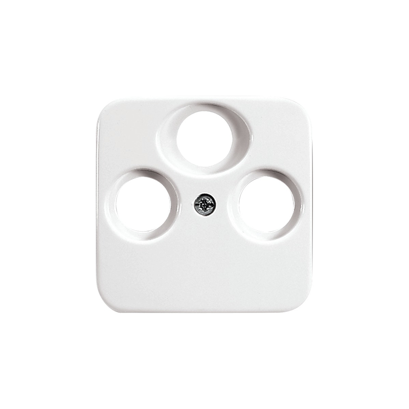 Centrālplate TV+SAT+FM "Balts" Reflex SI