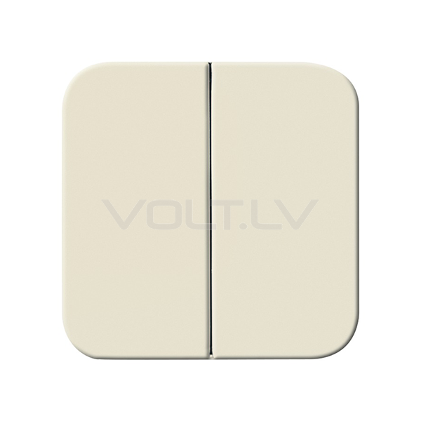 Клавиша 1+1 "Бежевый" Busch-Duro 2000® SI