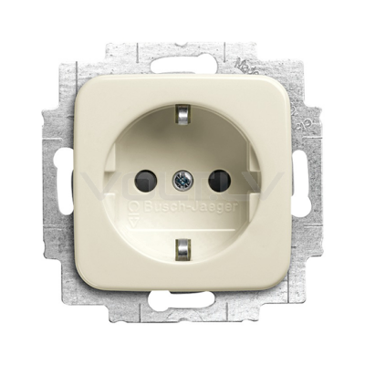 Розетка с/з "Бежевый" Busch-Duro 2000® SI