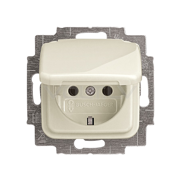 Rozete a/z ar vāku "Bēšs" Busch-Duro 2000® SI