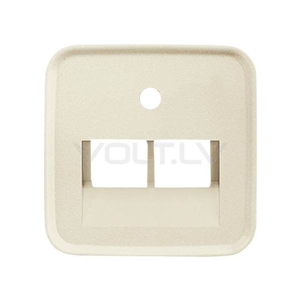 Centrālplate 1+1 Data "Bēšs" Busch-Duro 2000® SI