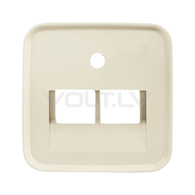 Centrālplate 1+1 Data "Bēšs" Busch-Duro 2000® SI