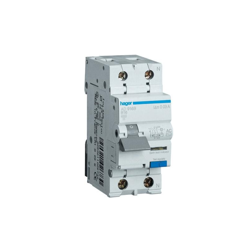 Kombinētais noplūdes automāts "2P C 40A 30mA"