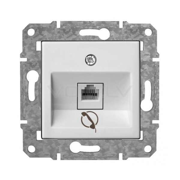 Rozete Telefons RJ11 "Balts" Epsilon