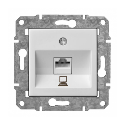 Розетка Компьютерная RJ45 Cat6 "Белый" Epsilon