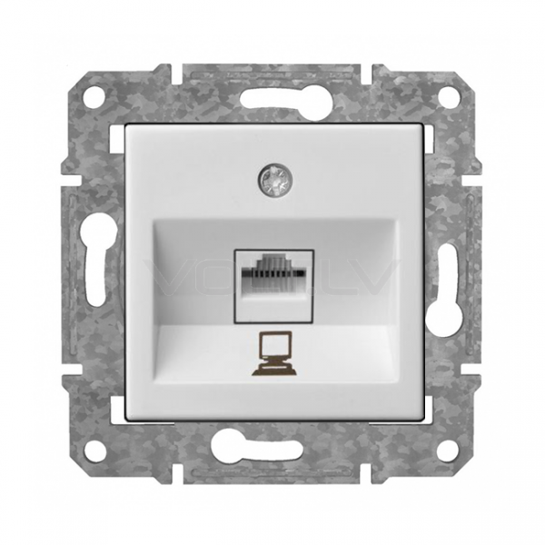 Розетка Компьютерная RJ45 Cat6 "Белый" Epsilon