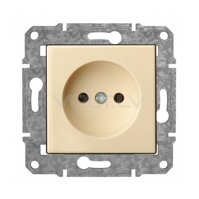Розетка б/з "Бежевый" Epsilon