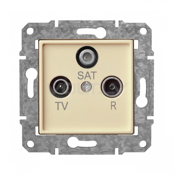 Rozete TV+R+SAT gala "Bēšs" Epsilon