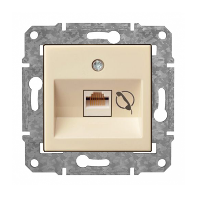 Rozete Telefons RJ11 "Bēšs" Epsilon