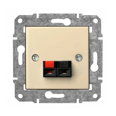 Rozete Audio 2 Kanāls "Bēšs" Epsilon