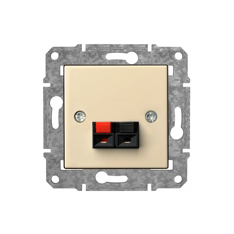 Rozete Audio 2 Kanāls "Bēšs" Epsilon