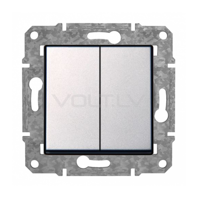 Slēdzis 1+1 "Alumīnijs" Epsilon