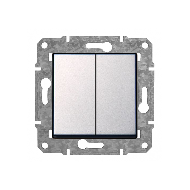 Pārslēdzis 1+1 "Alumīnijs" Epsilon