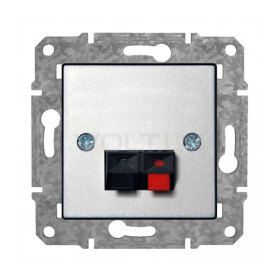 Розетка Аудио 1 Канал "Алюминий" Epsilon