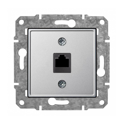 Розетка Компьютерная RJ45 Cat6 "Алюминий" Epsilon